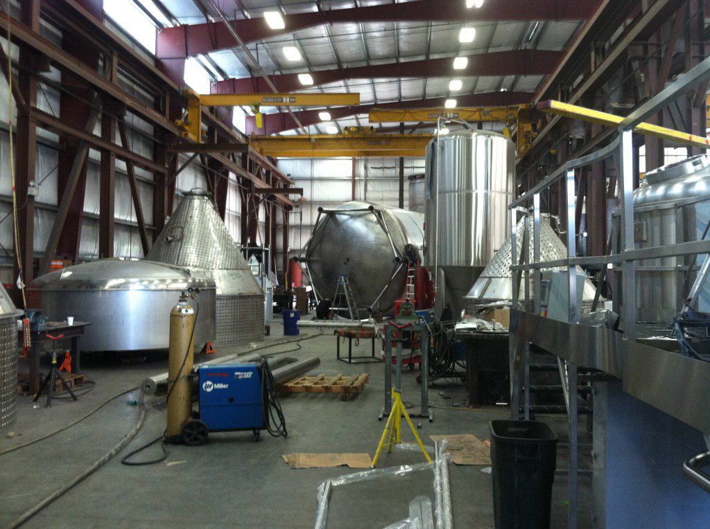 Ghostfish Brewing Tank Progress
