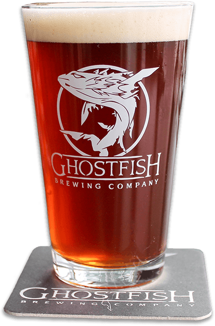 Ghostfish Beer Pint Isolated Ghostfish Beer Pint Isolated