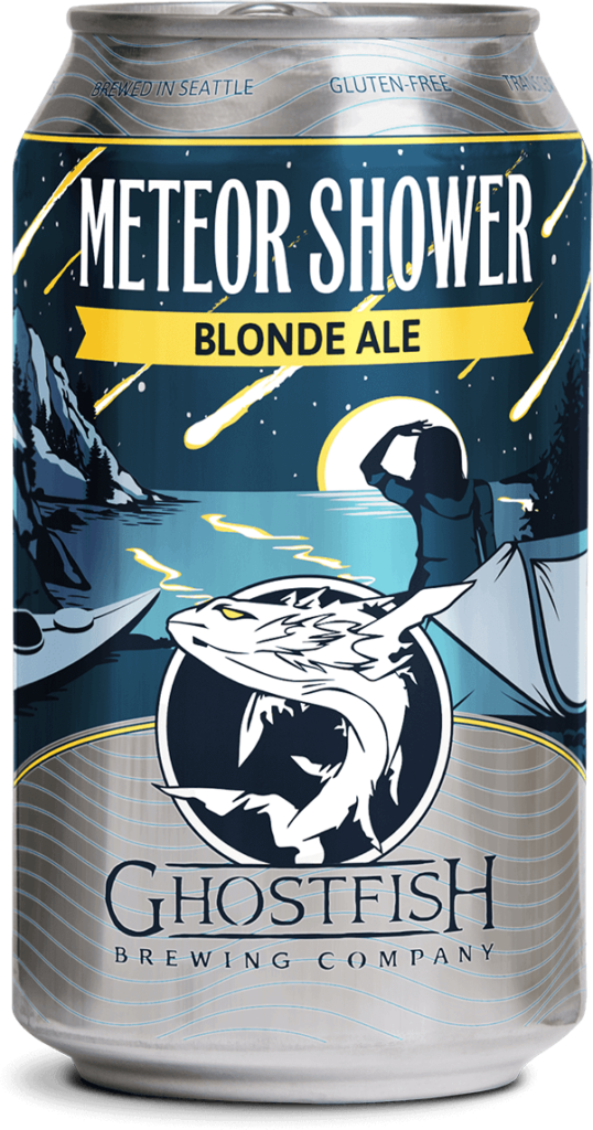 Ghostfish Brewing Meteor Shower Blonde Ale Ghostfish Brewing Meteor Shower Blonde Ale