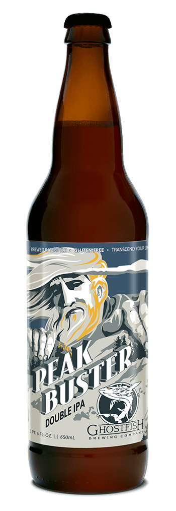 Ghostfish Brewing Gluten-Free Peak Buster Double IPA Ghostfish Brewing Gluten-Free Peak Buster Double IPA