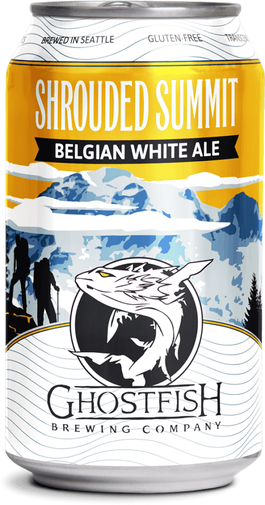 Ghostfish Brewing Shrouded Summit Belgian White Ale Ghostfish Brewing Shrouded Summit Belgian White Ale