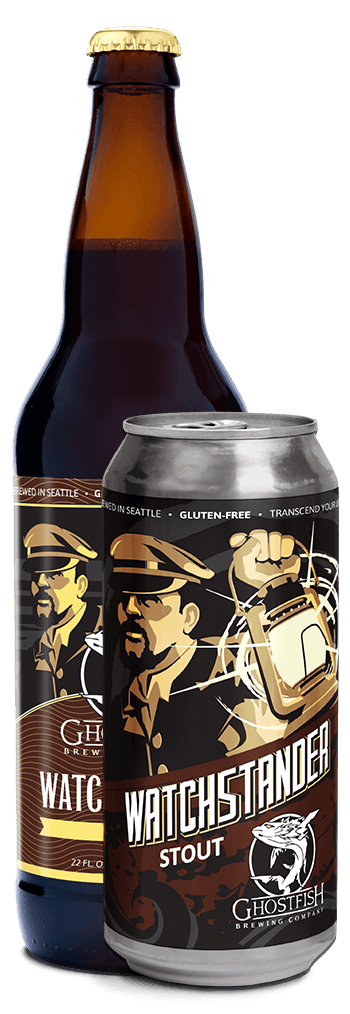 Ghostfish Brewing Watchstander Stout Bottles and Cans Ghostfish Brewing Watchstander Stout Bottles and Cans