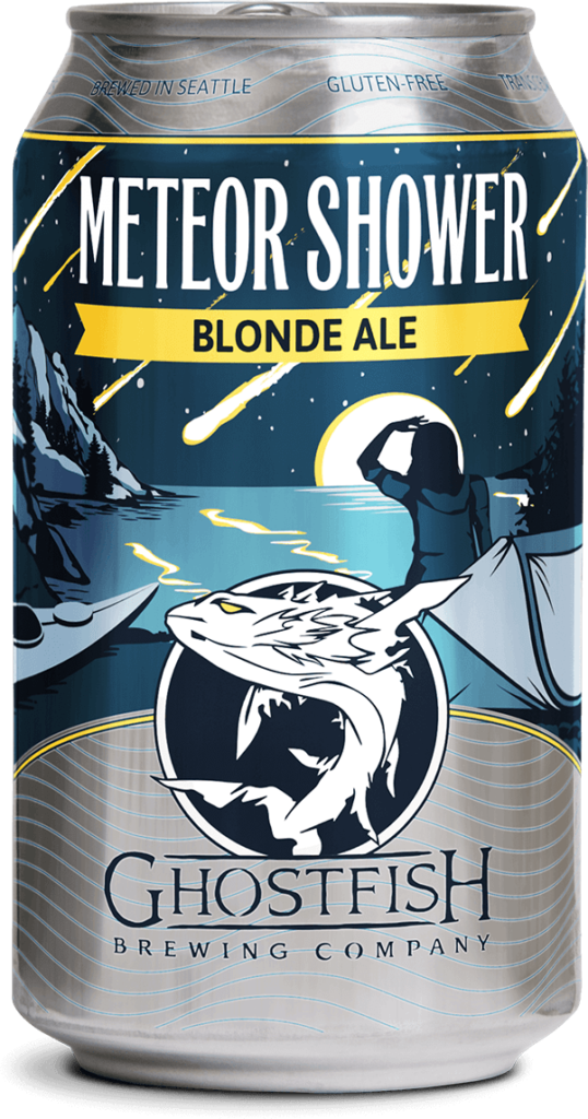 Ghostfish Brewing Meteor Shower Blonde Ale Ghostfish Brewing Meteor Shower Blonde Ale