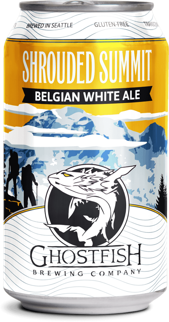 Ghostfish Brewing Shrouded Summit Belgian White Ale Ghostfish Brewing Shrouded Summit Belgian White Ale