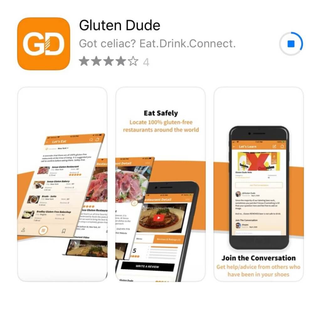 Gluten Dude App