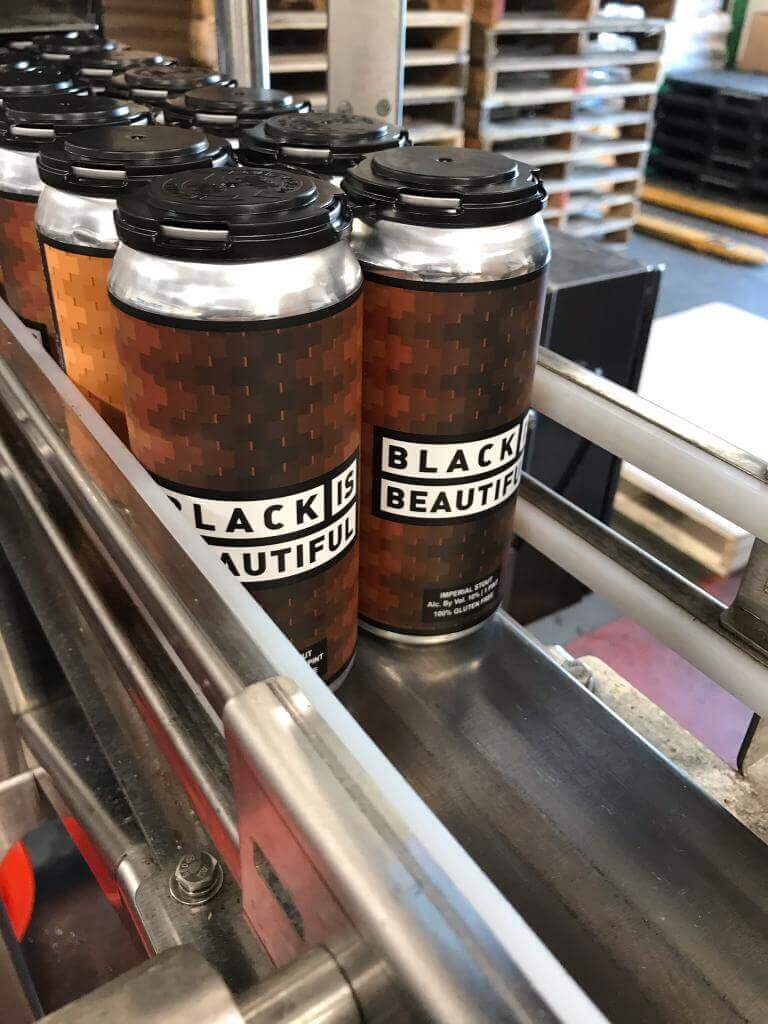 black is beautiful stout canning line