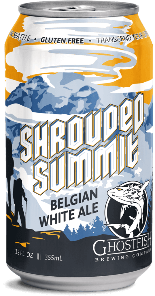 Ghostfish Shrouded Summit Belgian White Ale Can