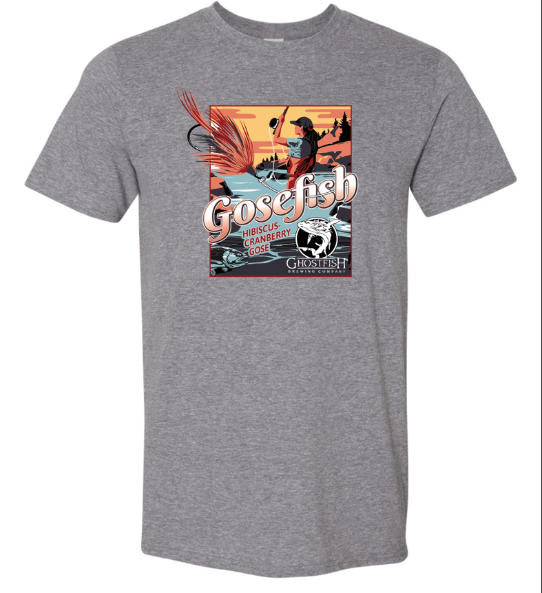 Gosefish Hibiscus-cranberry Gose Tee - Ghostfish Brewing Company