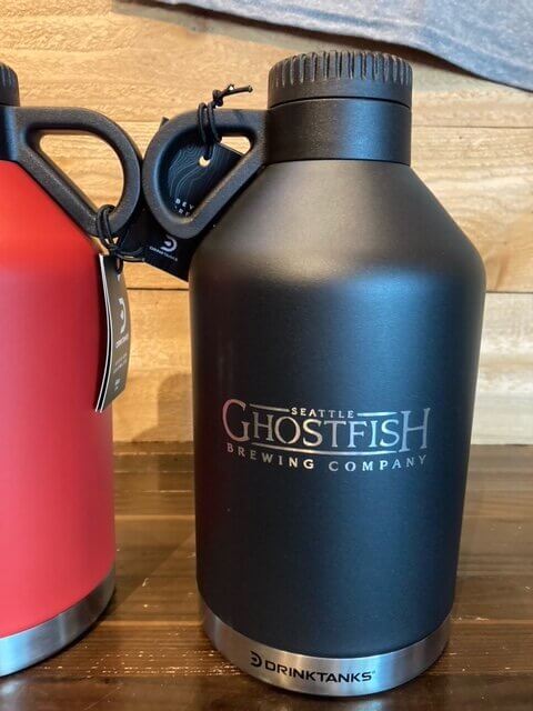 Ghostfish Logo'd DrinkTanks® Session 64 oz Growler (3 color options) - Image 3