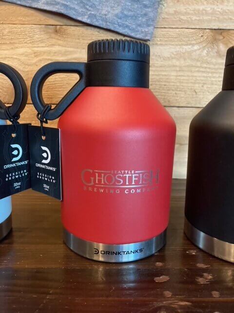 Ghostfish Logo'd DrinkTanks® Session 64 oz Growler (3 color options) - Image 4