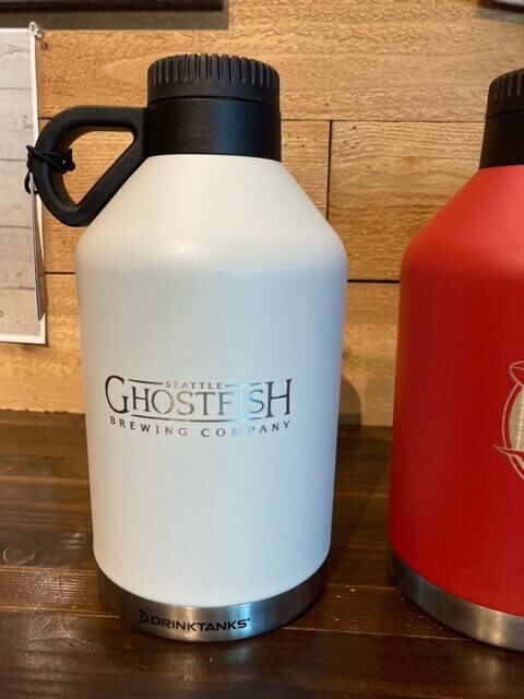 Ghostfish Logo'd DrinkTanks® Session 64 oz Growler (3 color options) - Image 5