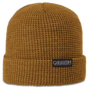 Ghostfish Logo'd Waffle Cuffed Beanie (3 Color Options)