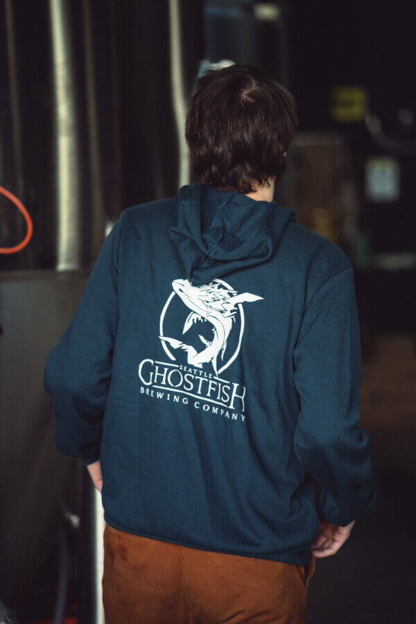 Ghostfish Unisex Fleece Full Zip Hoodie (2 Color Options) - Image 5