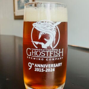 Ghostfish 17oz 9th Anniversary Commemorative Glass