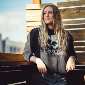 Ghostfish Ladies Washed Terry Hoodie - 4 Color Options