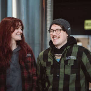 Ghostfish Logo'd Flannel Shirt - 2 Color Options
