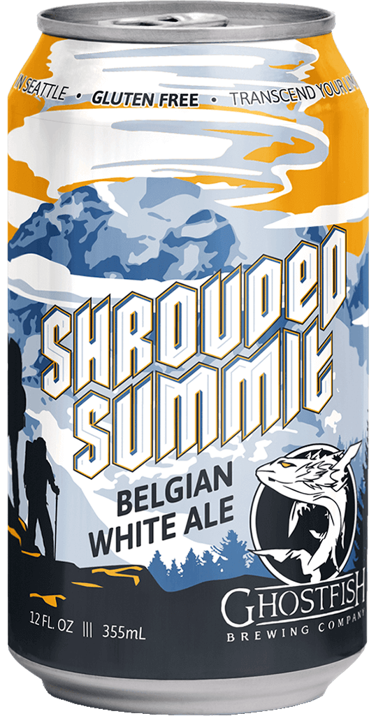 Ghostfish Shrouded Summit Belgian White Ale Can