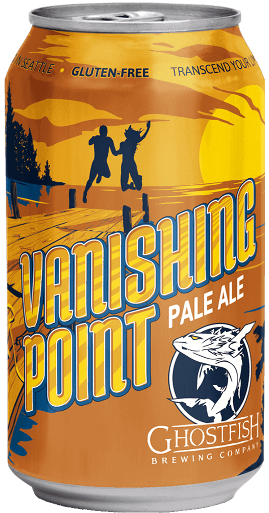 Ghostfish Vanishing Point Pale Ale in a 12 oz can
