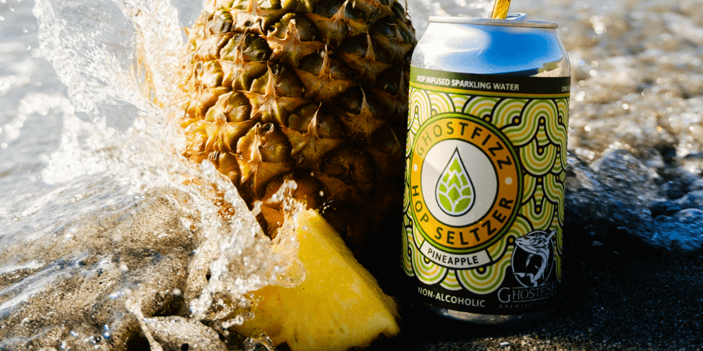 Ghostfizz Hop Seltzer Pineapple Flavor
