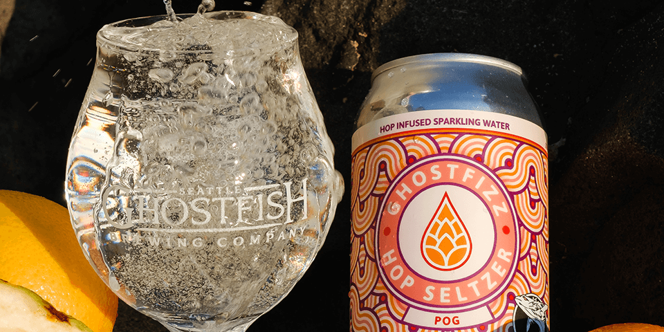 ghostfizz POG nonalcoholic gluten free hop seltzer